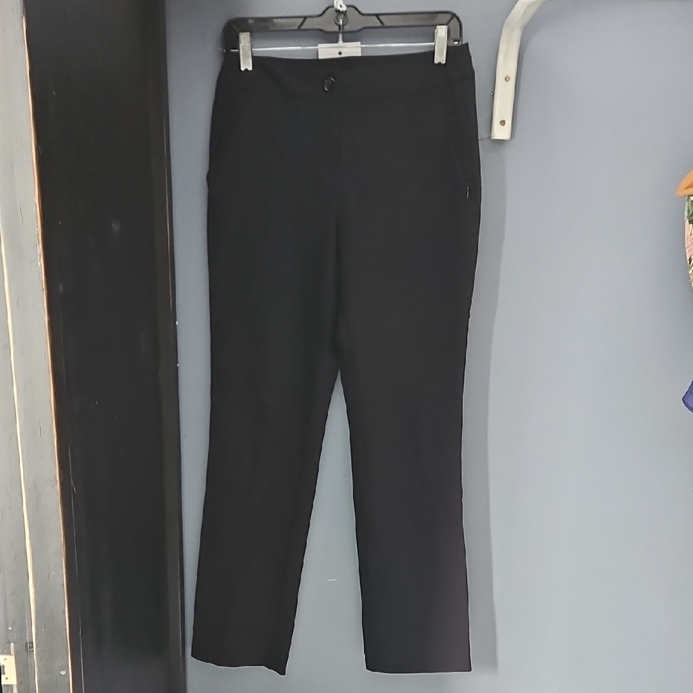 🕶  Tribal Black Straight Leg Women's Trousers With Syretch Sz 4